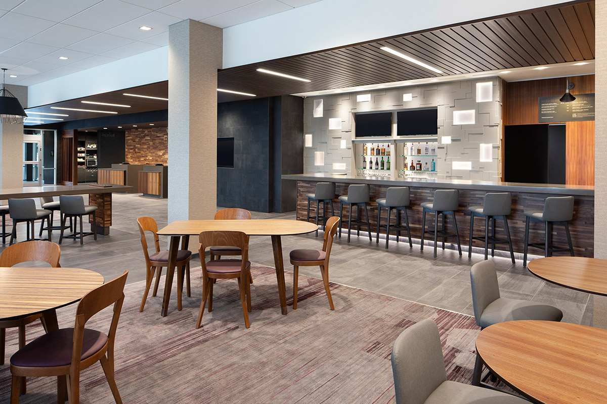 Courtyard by Marriott bar - interior renovation