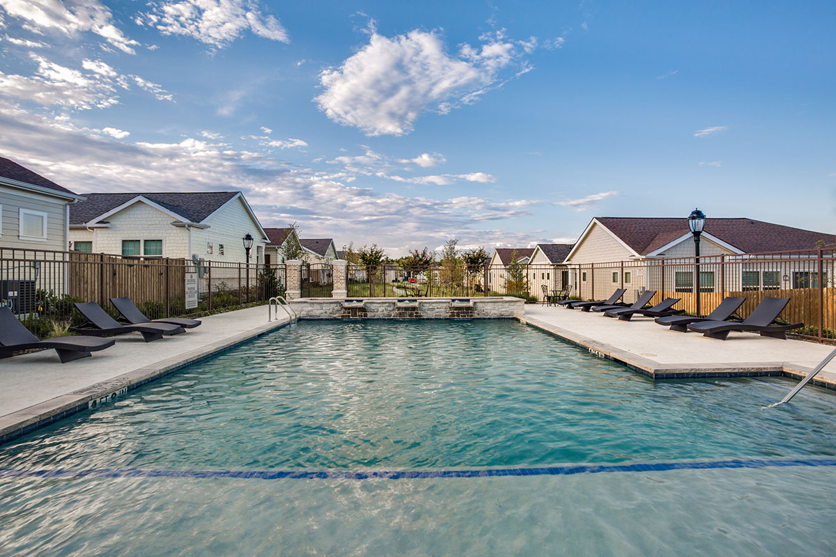 Common Swimming Pool at single family home development