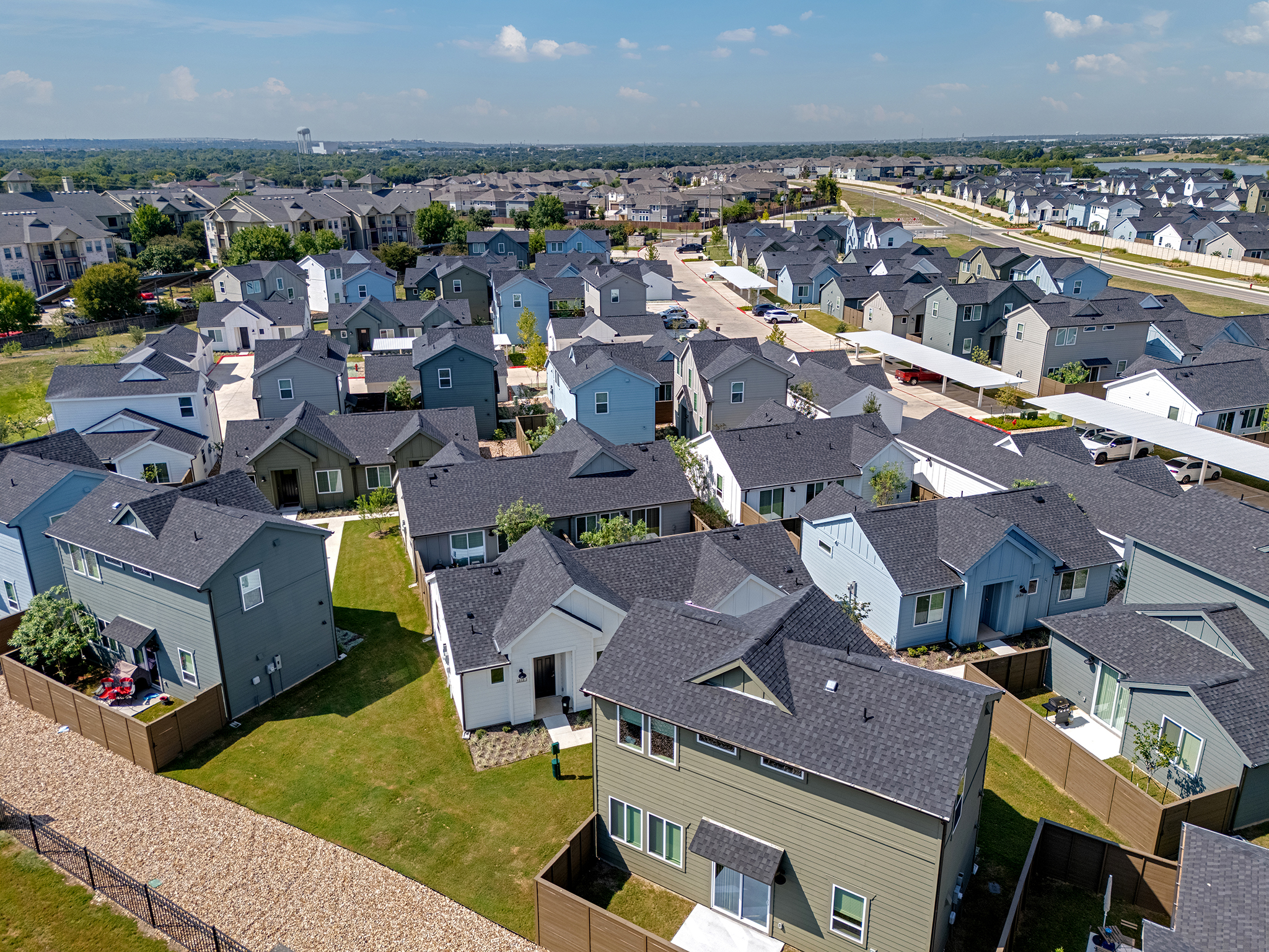 Urbana Meadow Lake, a BTR community Build-to-rent community in Round Rock, Texas.