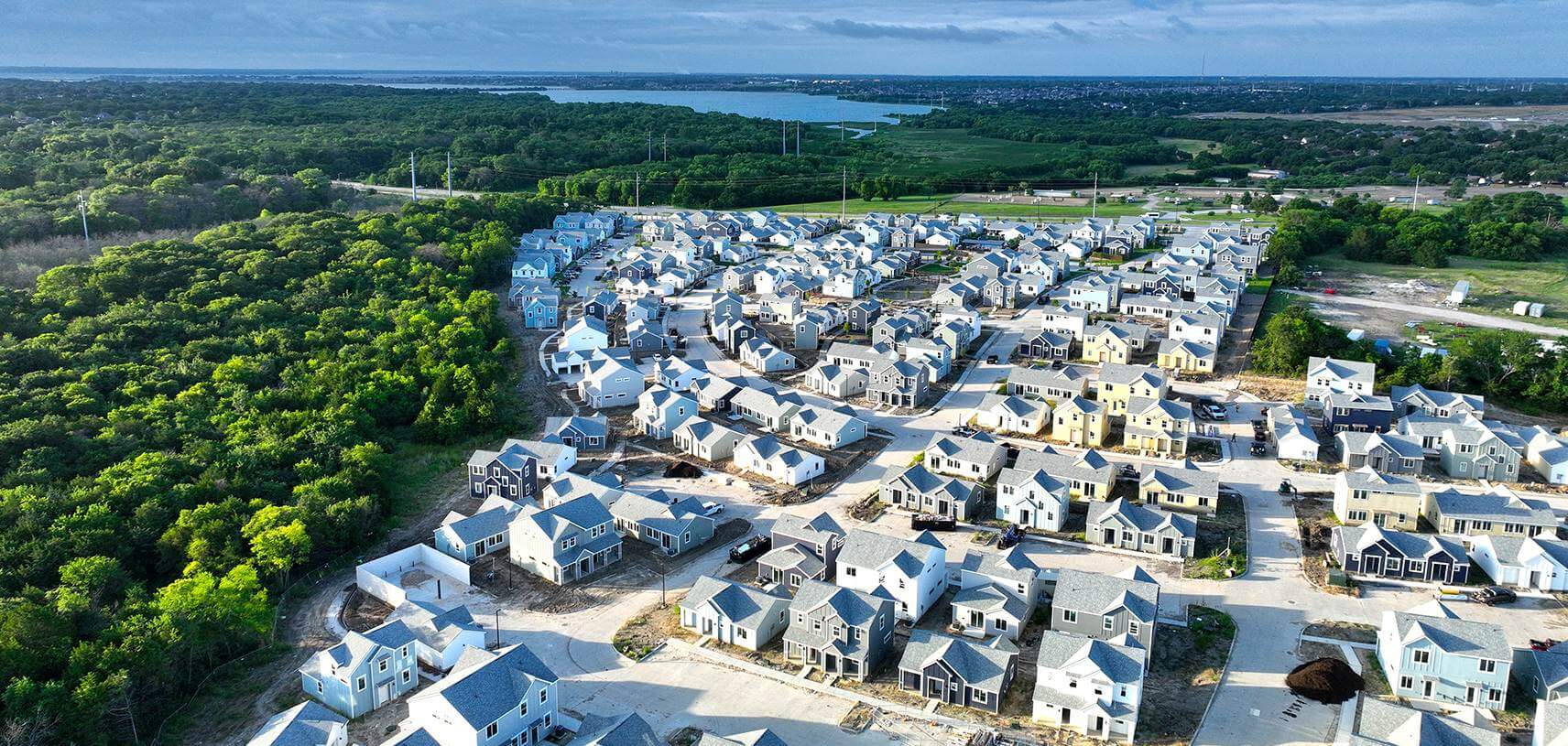 a large built to rent community that was built by bbl building company