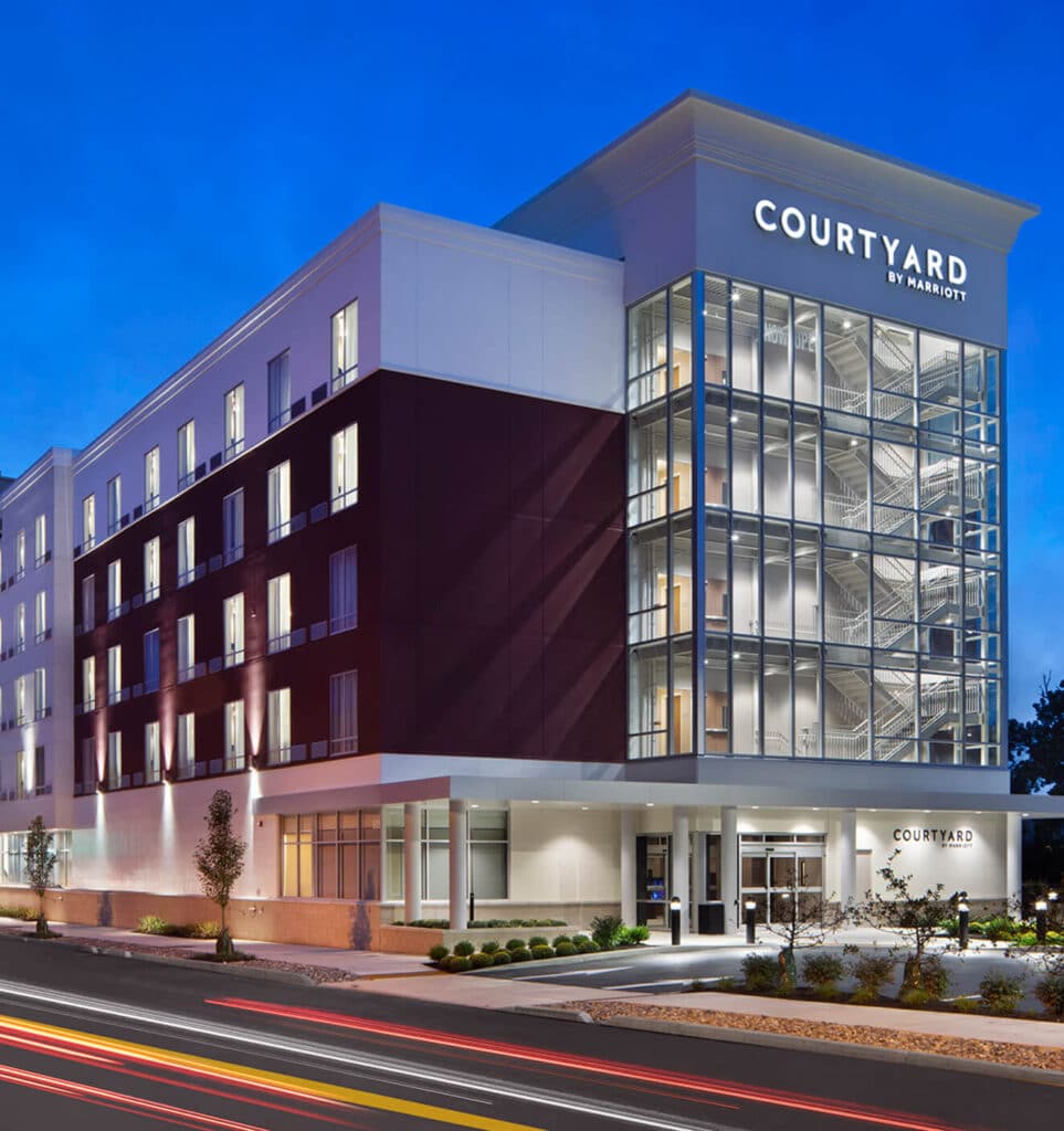 Courtyard by Marriott Troy location built by bbl building company